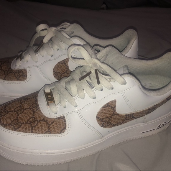 Custom Gucci Air Force 1s